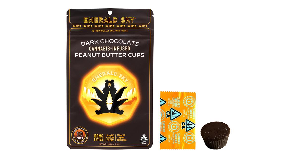Sativa 10mg Dark Chocolate Peanut Butter Cups