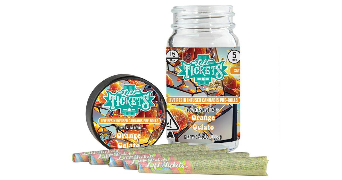 Orange Gelato Infused Pre-Rolls