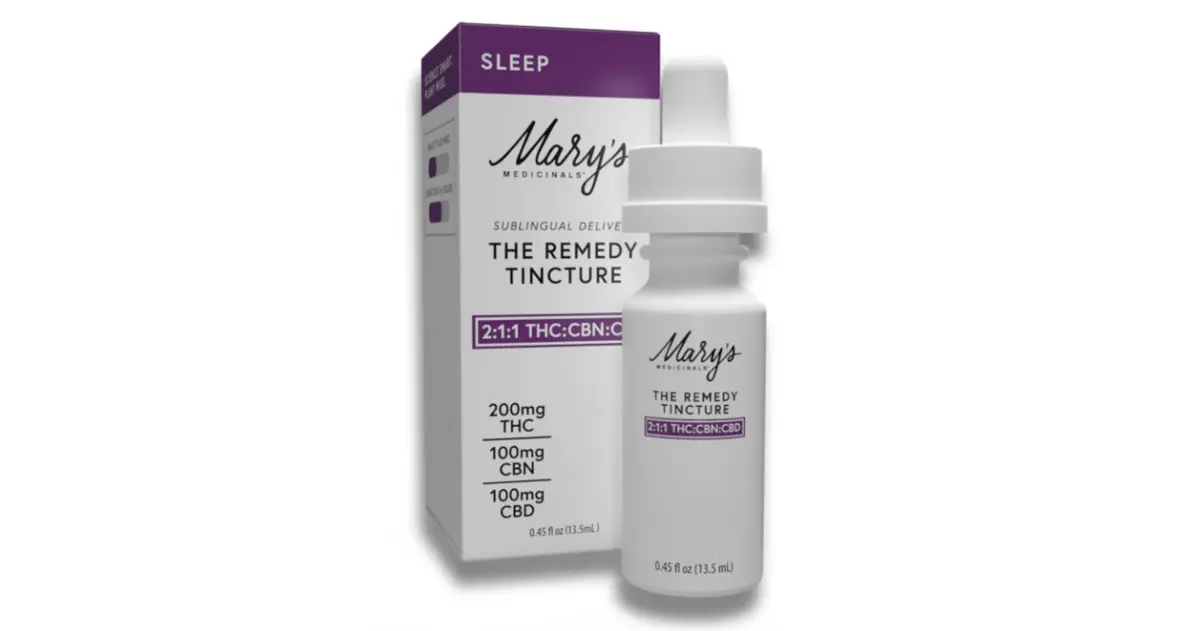 The Remedy Sleep 2:1:1 THC:CBN:CBD Tincture