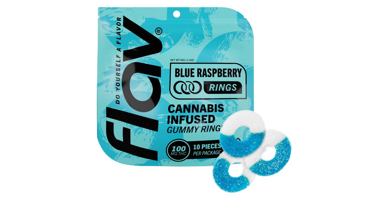 Blue Raspberry Rings