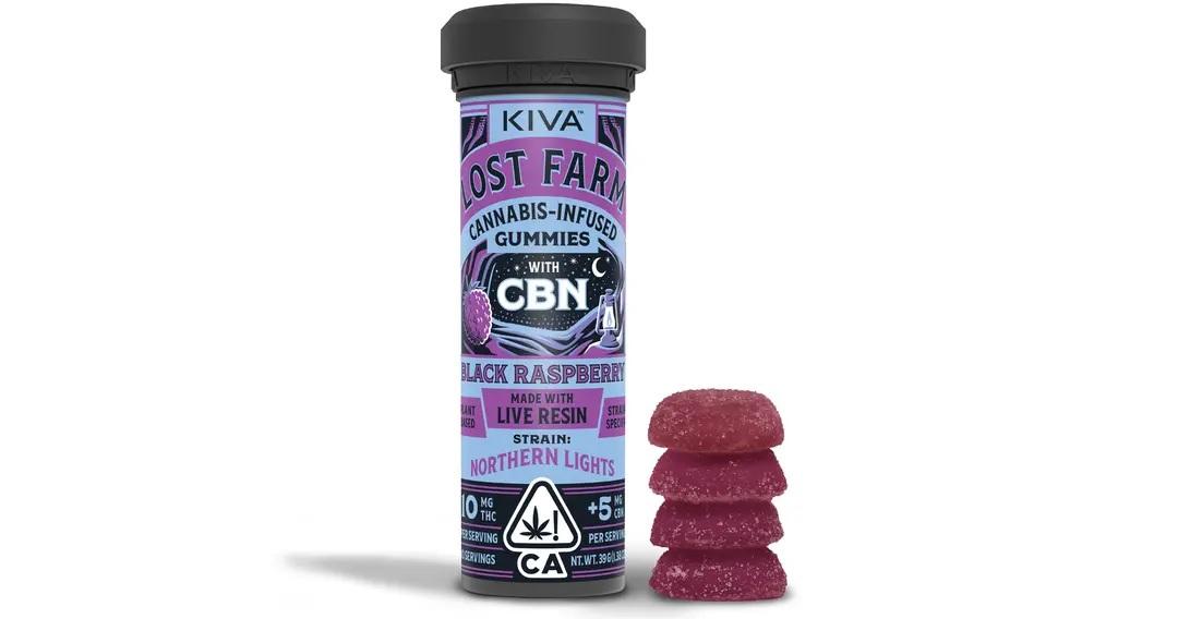 Black Raspberry 2:1 THC:CBN Northern Lights Live Resin Gummies
