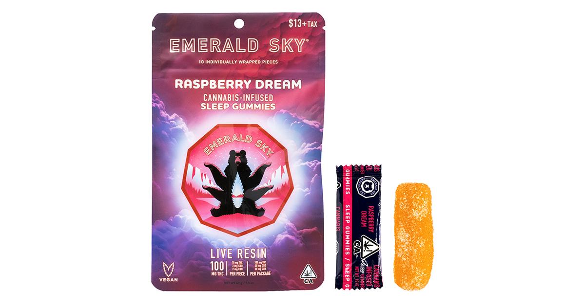 Raspberry Dream 5:1:1 THC:CBD:CBN Live Resin Gummies