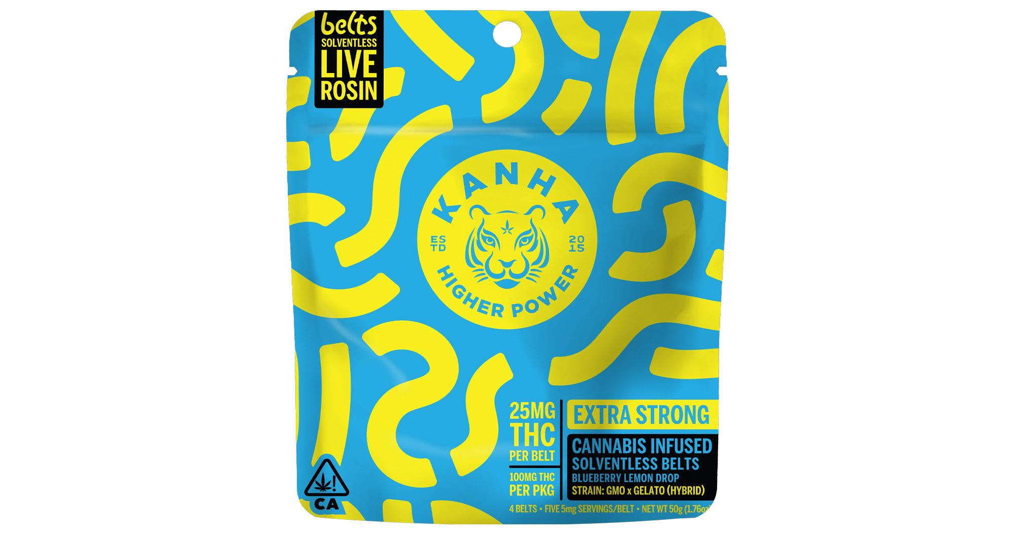 Blueberry Lemon Drop Hybrid Live Rosin Belts