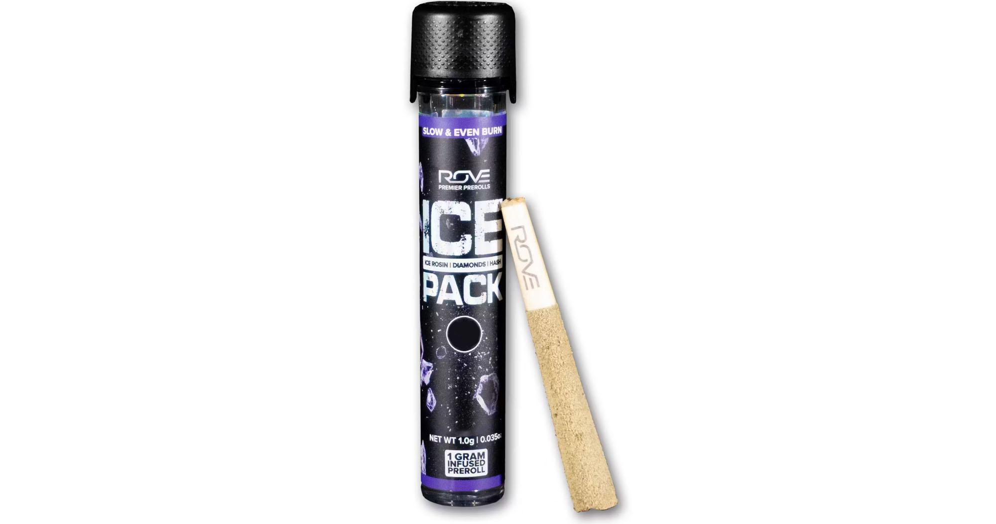 Blueberry Kush Infused Ice Packs Pre-Roll