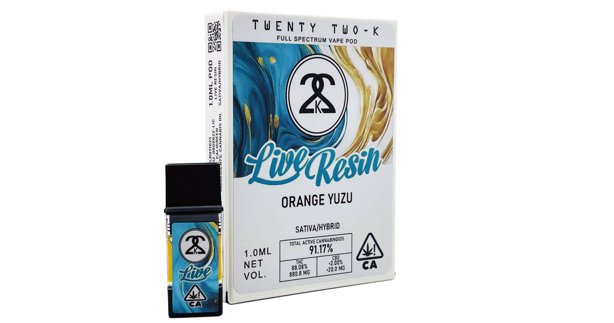 Orange Yuzu Live Resin Pod