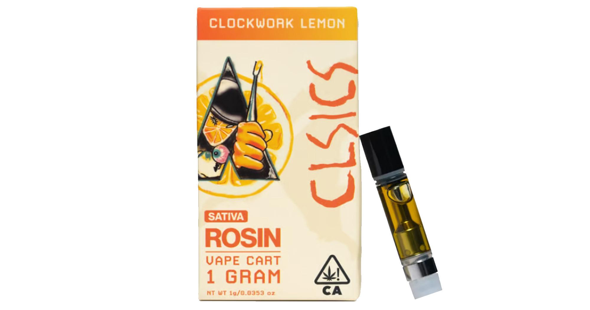 Clockwork Lemon Live Rosin Cartridge