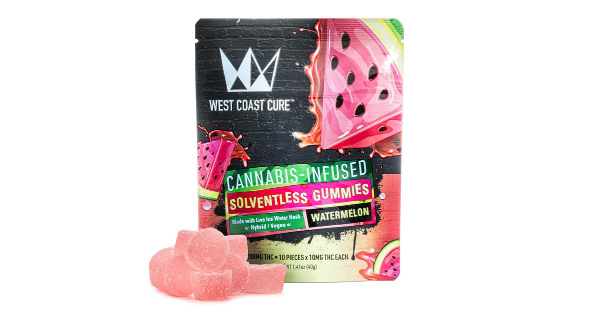 Watermelon Solventless Vegan Hash Gummies
