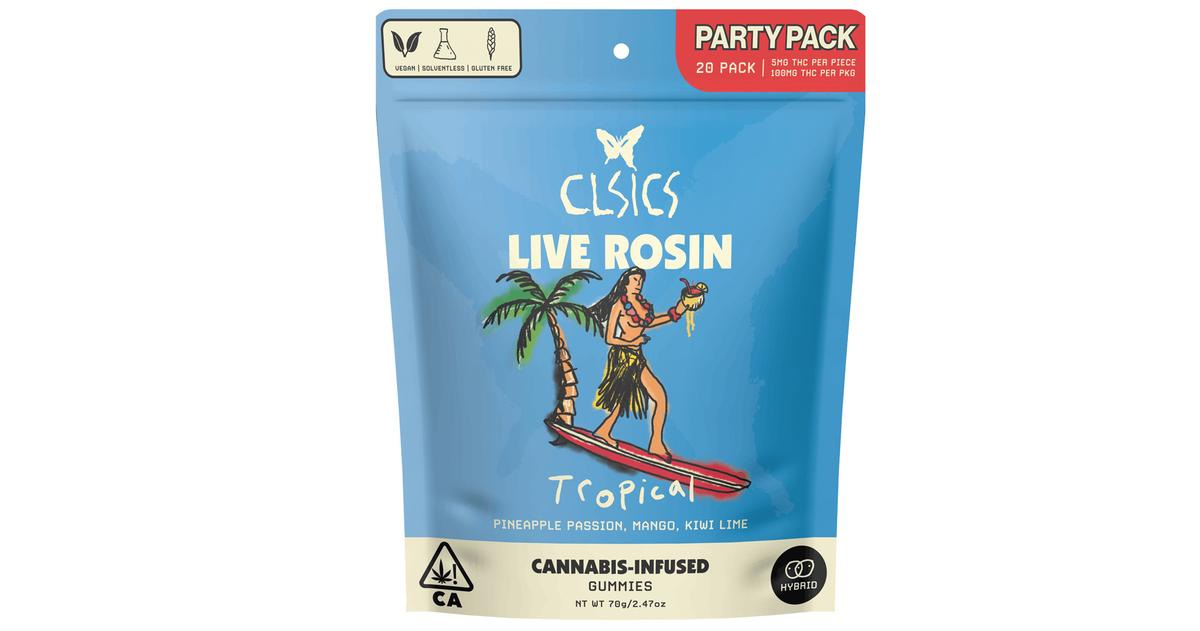 Tropical Hybrid Party Pack Rosin Gummies