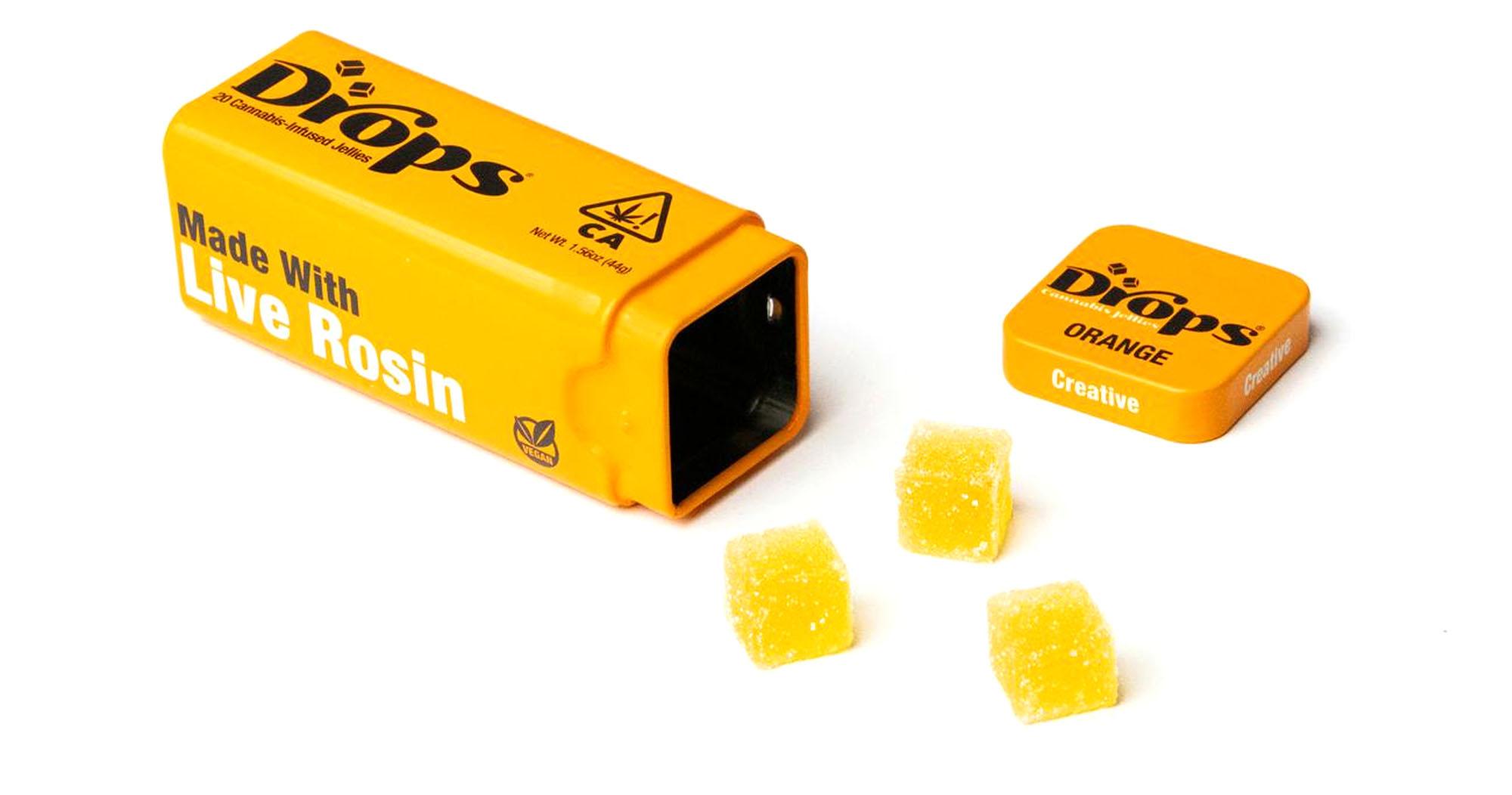 Orange Live Rosin Gummies
