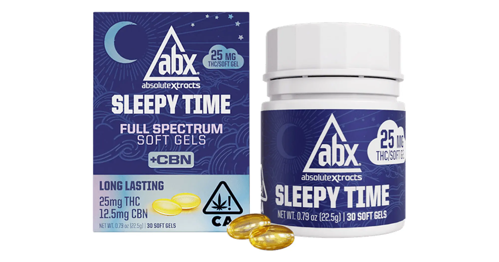 25mg Sleepy Time Solventless + CBN Soft Gels