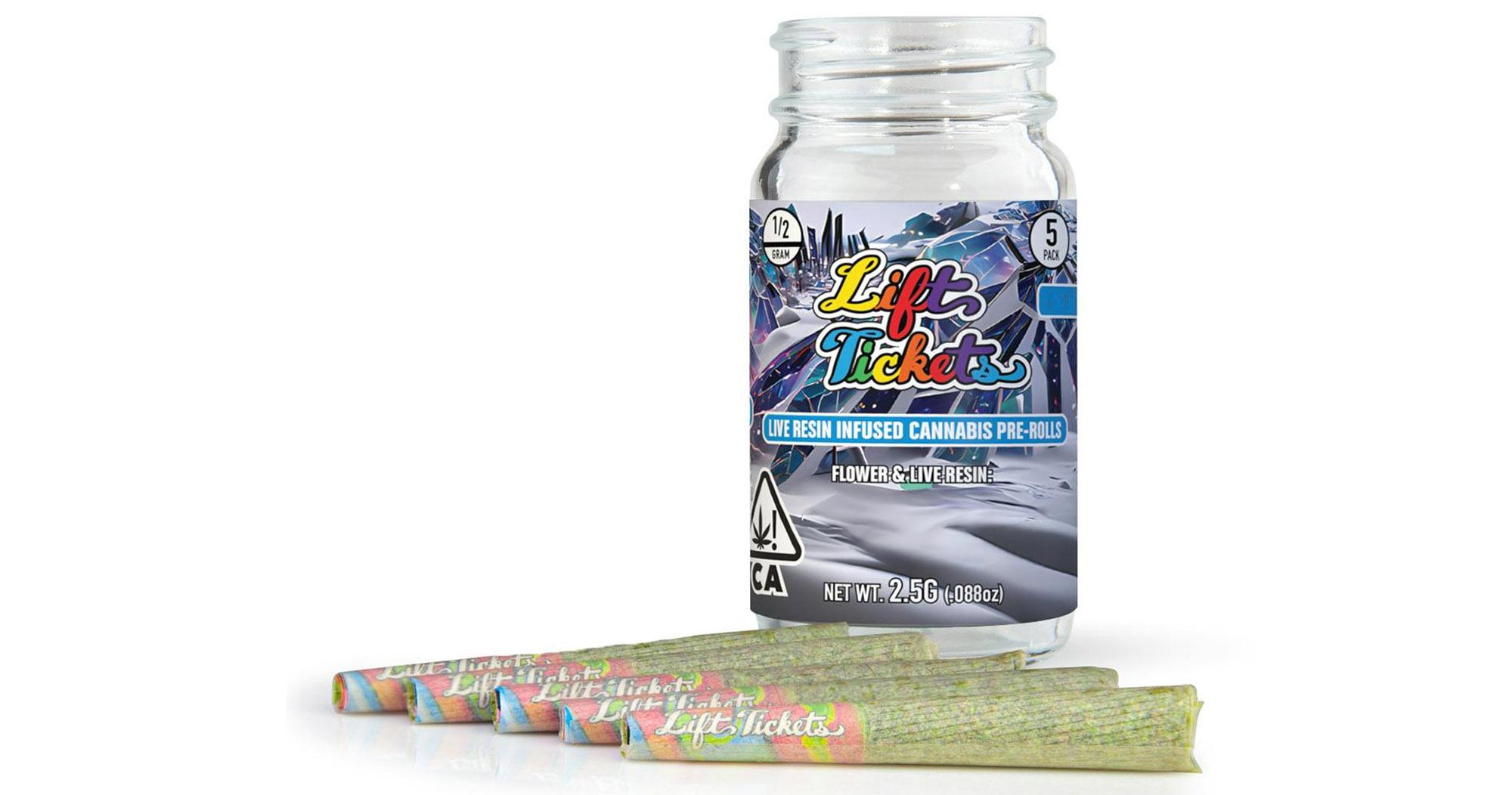 White Zlushi Infused Pre-Rolls