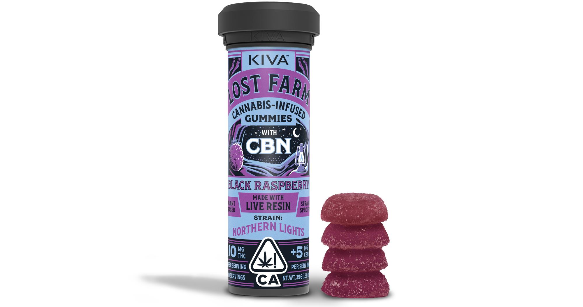 Black Raspberry Northern Lights CBN 10:5 Live Resin Gummies