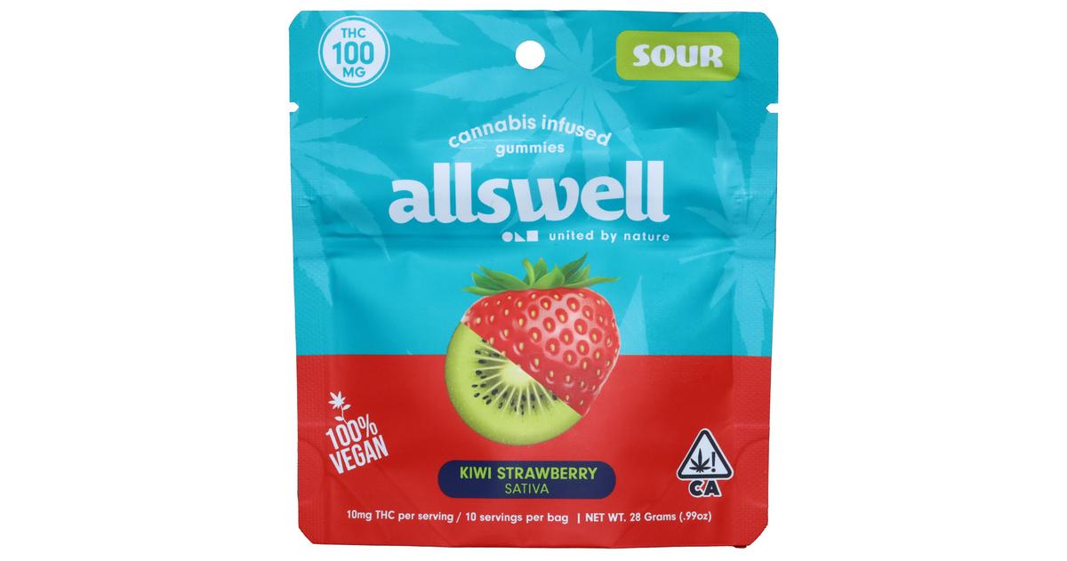 Sour Kiwi Strawberry Gummies