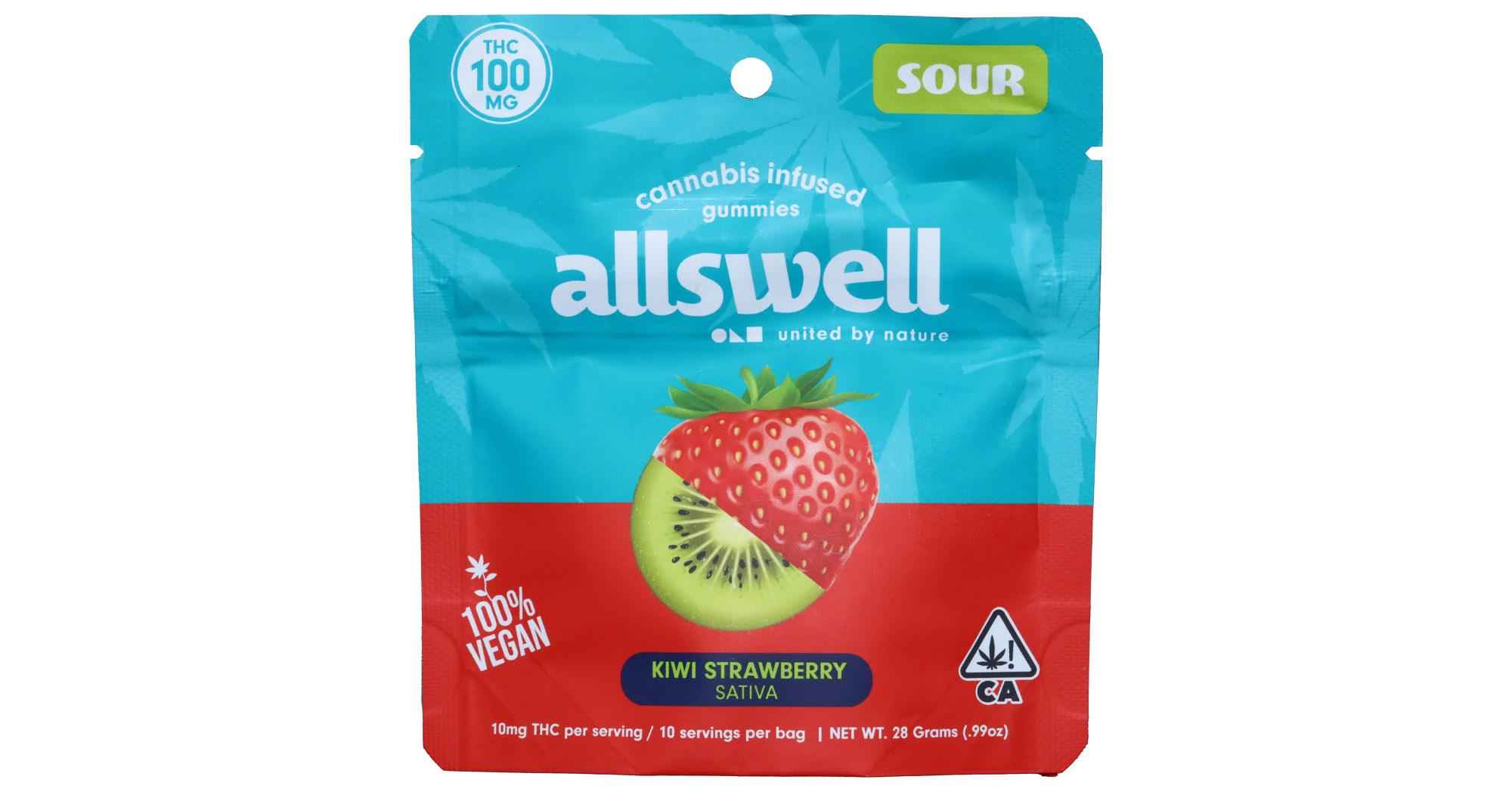 Sour Kiwi Strawberry Gummies