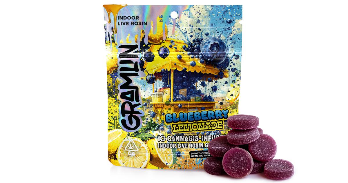 Blueberry Lemon Live Rosin Gummies