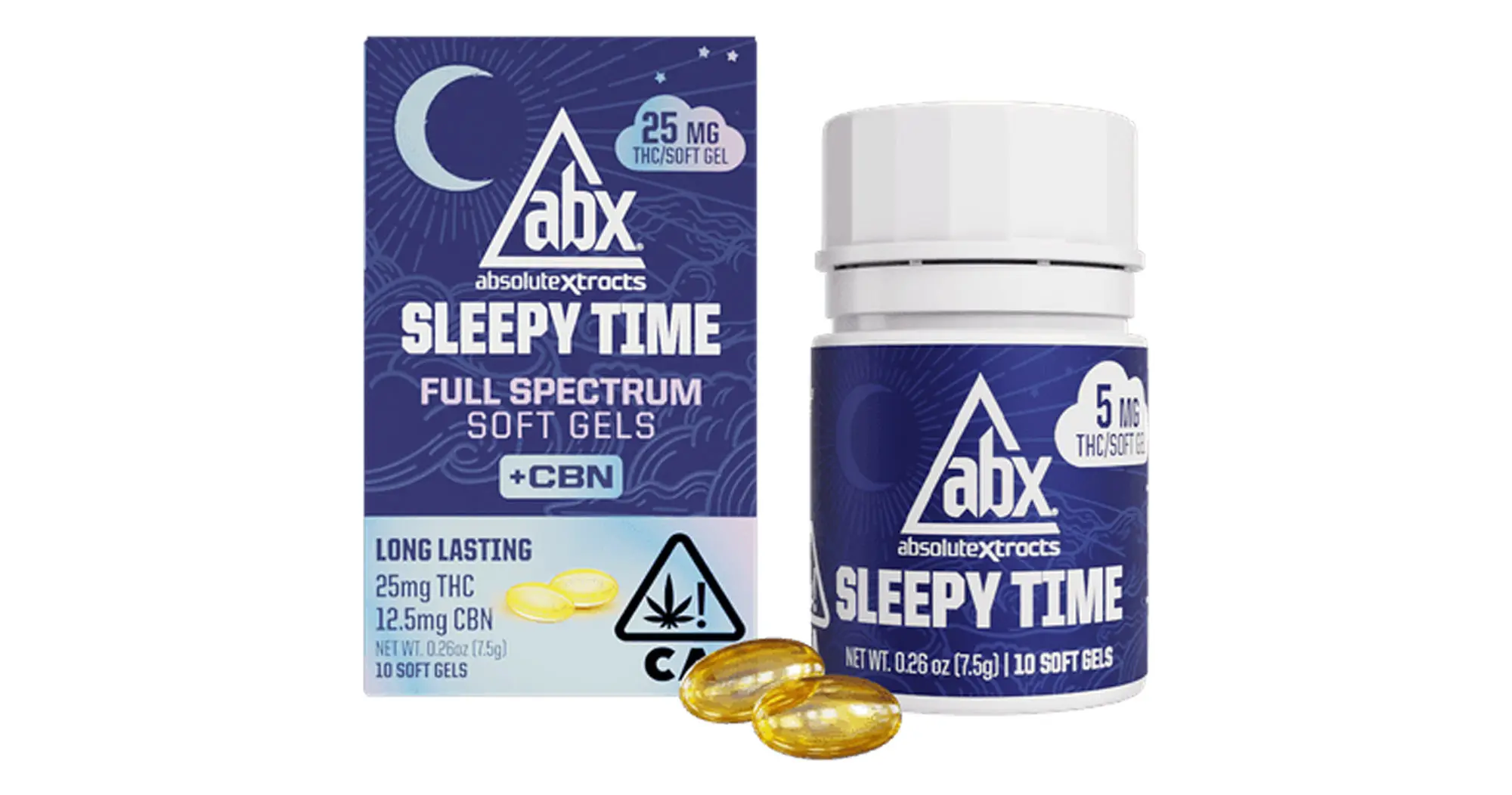 25mg Sleepy Time Solventless + CBN Soft Gels