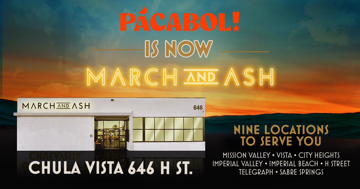 March and Ash is a customer-focused, licensed cannabis dispensary in Chula Vista, CA