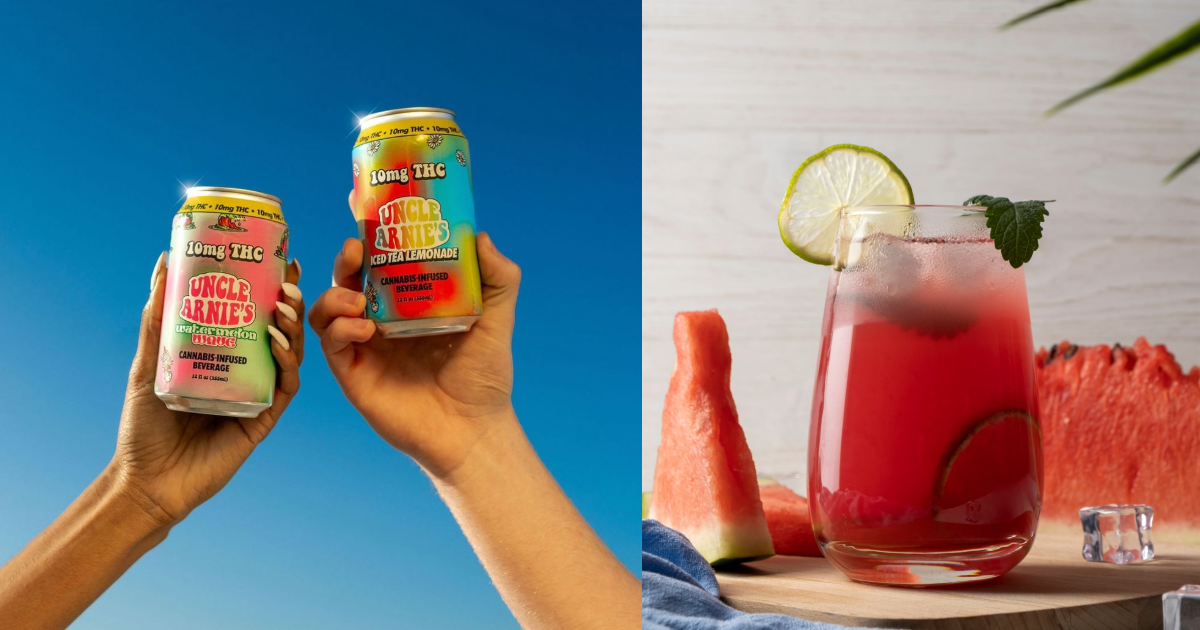 Watermelon Wave Mojito Mocktail with Uncle Arnie's