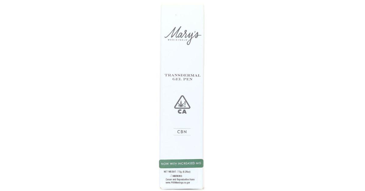 CBN Transdermal Gel Pen - Mary’s Medicinals