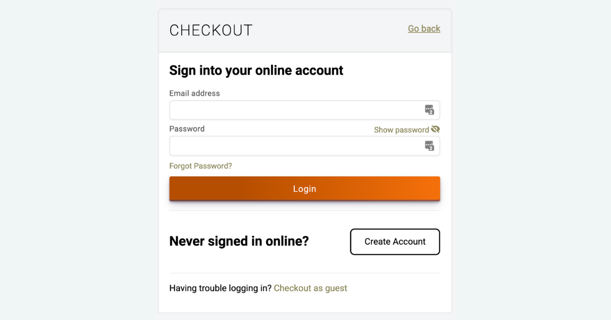 Login to Your Account