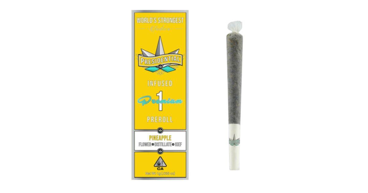 Pineapple Infused Moonrock Pre-Roll - Presidential