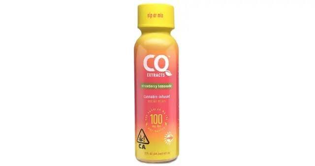 Strawberry Lemonade Spritzer with Cannabis Quencher