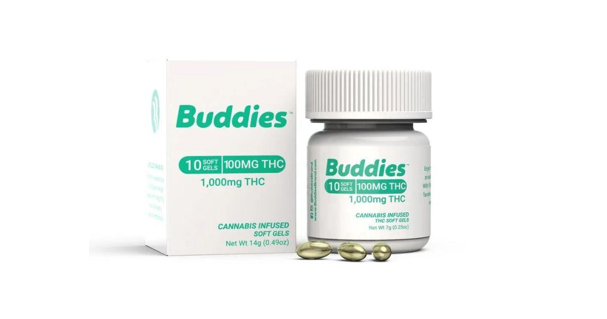 THC Distillate Soft Gels - Buddies