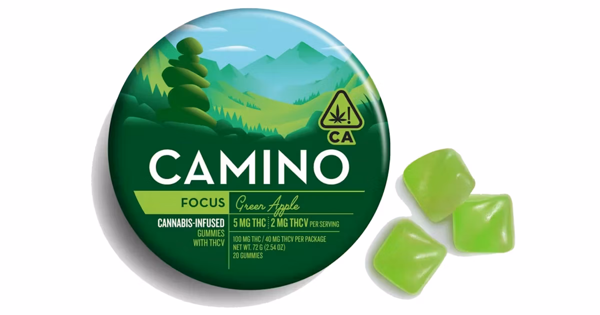 Camino Green Apple THCv 5:2 Gummies