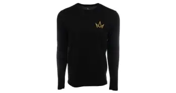 March And Ash Black Long Sleeve Side Print