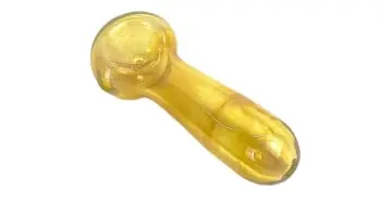 23A Silver Fumed Simple Spoon Pipe