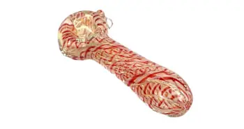 25 Red and White Twist Pipe