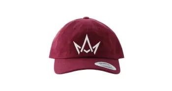 Maroon Hat White Crown Logo