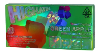 Green Apple 2:1 CBD Sour Gummies