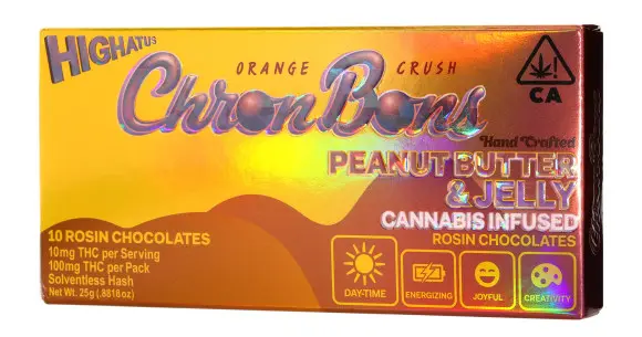 Highatus - Peanut Butter & Jelly ChronBons Rosin Chocolate - 100mg
