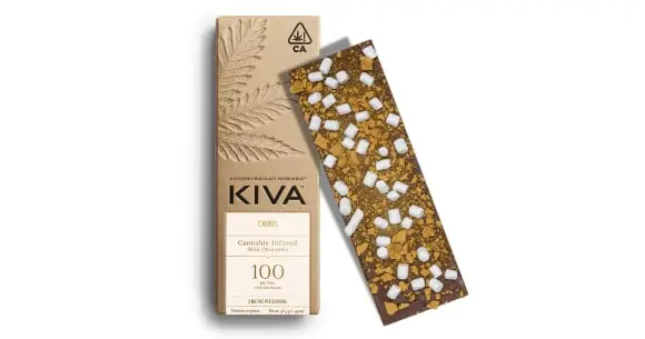 Kiva - S'mores Milk Chocolate Bar - 100mg