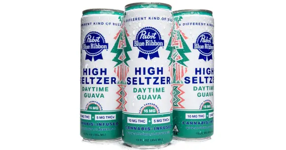Pabst Blue Ribbon - Higher Daytime Guava Seltzer - 4pk