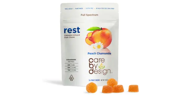 Care By Design - Peach Chamomile Rest Gummies - 240mg