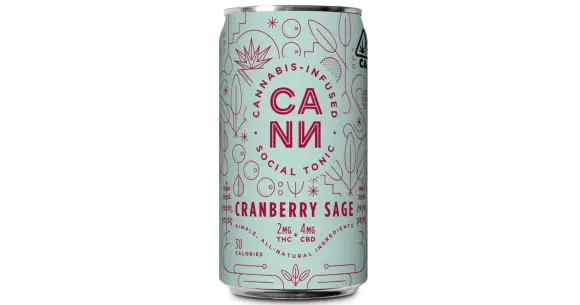CANN - Cranberry Sage Tonic 8oz - 4pk