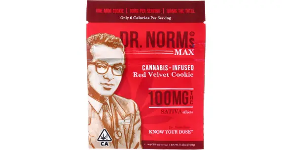 Dr. Norm's - Red Velvet Max Cookie - 100mg