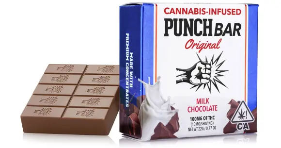 Punch Edibles - Milk Chocolate Bar - 100mg