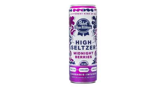 Pabst Blue Ribbon - Higher Midnight Berries Seltzer - 12oz Can